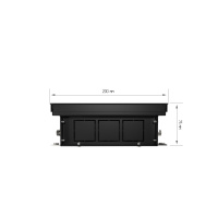 Конвектор внутрипольный Royal Thermo ATRIUM-75/200/800-DG-U-AU