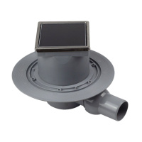 Трап точечный PESTAN Confluo Standard 10Х10 Dry 3 Black Glass Gold