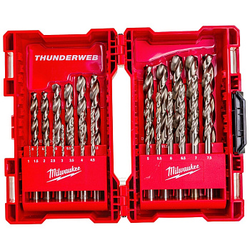 Сверло Milwaukee по металлу THUNDERWEB HSS-G (1-13мм) упак_25