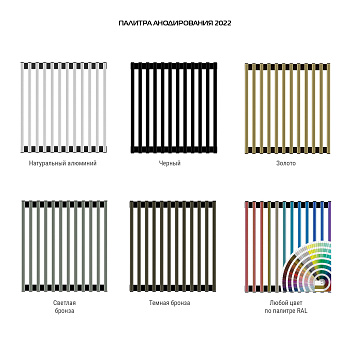 Конвектор внутрипольный Royal Thermo ATRIUM-150/200/800-DG-U-AU