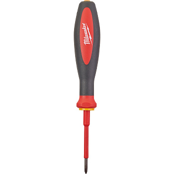 Отвертка Milwaukee диэлектрическая VDE PZ1 x80 трехгранная рукоятка