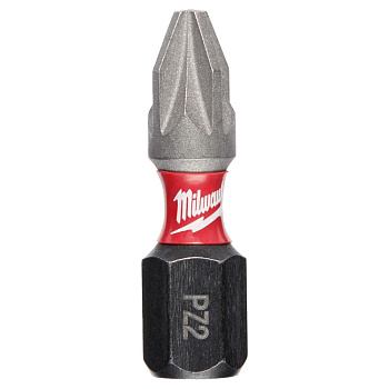Бита Milwaukee PZ2 25мм SHOCKWAVE, упак_25