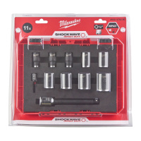 Головка Milwaukee 1/2" ударная удлиненная SHOCKWAVE (10/11/12/13/14/17/19/21/22/24мм) упак_10