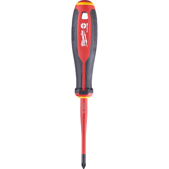 Отвертка Milwaukee диэлектрическая VDE PH/SL1 x80 трехгранная рукоятка